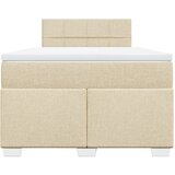  Krevet box spring s madracem krem 120 x 190 cm od tkanine | shoptok.hr