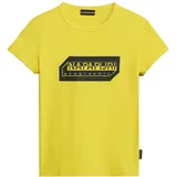 Napapijri Majica 'KITIK' rumena / črna