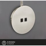 BRILONER 2178012 - led zidna fleksibilna lampa 1xE14/10W/230V + LED/3W hrom | Eponuda.com