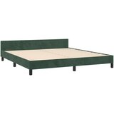  Za krevet s uzglavljem tamnozeleni 160x200 cm baršunasti | shoptok.hr