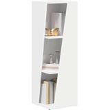 Stranski polic Bela 33 x 32 x 100,5 cm Konstruiran les, (5000201182) | Shoptok.si