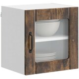  Zidni stakleni ormarić Lucca Dimljeni hrast 40 x 31 x 40 cm | shoptok.hr