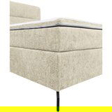 Esposa POSTELJA BOXSPRING 160 cm x 200 cm , tekstil barve šampanjca | Shoptok.si