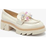 Resti Lacquered beige moccasins for women Geloppa- Footwear | Eponuda.ba