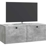 TV ormar za zid 78,5 x 31 x 30 cm Betonska siva | shoptok.hr