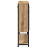  Ogledalo ormar s policom Zidne Umjetnički hrast 60 x 16 x 60 cm | shoptok.hr