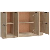  Komoda 3 kosi sonoma hrast inženirski les, (20654666) | Shoptok.si