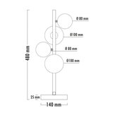 Vesta 600 stona lampa 4*G9 mesing (10293) | Eponuda.com