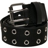 Urban Classics Polyester belt with eyelets black/silver | Shoptok.si