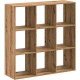 vidaXL Regal za knjige boja artisian hrast 102x32x102 cm drveni | shoptok.hr