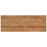  Blagovaonska klupa 110x40x46 cm masivno bagremovo drvo i čelik | shoptok.hr