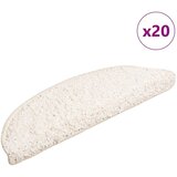  Prostirke za stepenice 20 kom 56x17x3 cm bijele poluokrugle - Bijela 56 x 17 x 3 cm 20 Bijela | shoptok.hr