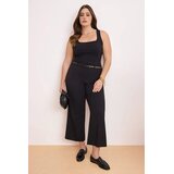 Trendyol Ženske pantalone TBBSS26AR00015, Crne Cene