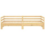 Dnevni ležaj na izvlačenje masivna borovina 2 x (90 x 200) cm | shoptok.hr