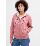 GAP Sherpa Logo Sweatshirt - Women Cene