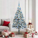  Umjetno božićno drvce s 300 LED svjetlima Zelena 180 x 115 cm | shoptok.hr