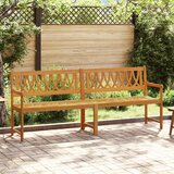  Vanjska klupa Prirodna 220 x 55,5 x 90 cm Čvrsto drvo akacije | shoptok.hr