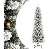 vidaXL Umestno božično drevo med 300 LED Zelena in bela 180 cm | Shoptok.si