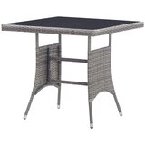  Vrtni stol sivi 80 x 80 x 74 cm od poliratana | shoptok.hr