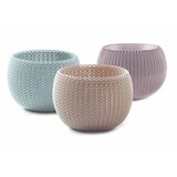 Curver Plastične posude za cvijeće u setu 3 kom ø 15 cm Cozy – Keter u