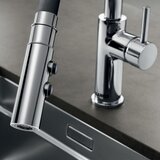 Blanco enoročna kuhinjska armatura s prho CATRIS-S Flexo, Krom (525791) | Shoptok.si