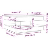  Klub stolić rotirajući za 360 stupnjeva, hrast Sonoma, 70x70x34,5 cm | shoptok.hr