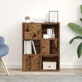  Regal za knjige boja starog drva 60x24x76,5cm konstruirano drvo | shoptok.hr