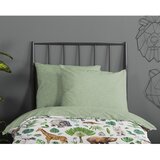 Good Morning Zelena enojna bombažna otroška posteljnina 140x200 cm Samba – | Shoptok.si