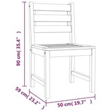  5-dijelni vrtni blagovaonski set od masivne tikovine | shoptok.hr