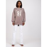 FANCY Sweatshirt-FA-BL-7650.40-dark beige | Shoptok.si