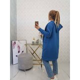 Kesi Insulated cape with hood in denim color | Shoptok.si