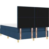  s opruga kutije s uzglavljem Plava 140 x 190 cm tkanina | shoptok.hr