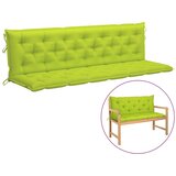 vidaXL Jastuk za ljuljačku jarko zeleni 200 cm od tkanine | shoptok.hr