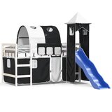  The living store otroški pograd s stolpom bel in črn 80x200 cm trdna borovina - otroški pograd, (21501371) | Shoptok.si