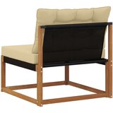  Sekcionalna sofa Prirodna 79 x 83 x 73 cm Čvrsto drvo akacije - Prirodno i bež 1x srednji | shoptok.hr