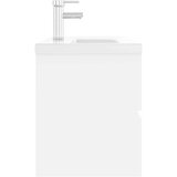 Ormarić s ugrađenim umivaonikom bijeli od iverice | shoptok.hr