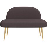  Oblikovana klupa s naslonjačem Tamno smeđa 110 x 60 x 76 cm | shoptok.hr