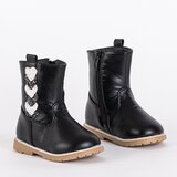 Resti Black girls boots with a decorative upper Nokimi - Footwear | Shoptok.si