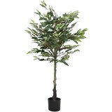 vidaXL Umetno drevo fikus 480 listov 130 cm zelena Cene