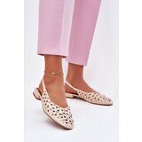 Boto Embellished Ballerinas On A Flat Heel Beige Nilarisela | shoptok.hr
