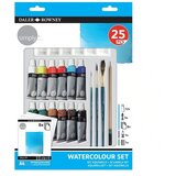 DALER ROWNEY Akvarelni komplet s pripomočki 25 kosov | Shoptok.si