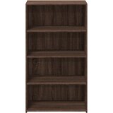  Visoka komoda smeđe boje hrasta 70x41x124 cm konstruirano drvo | Eponuda.ba