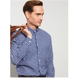 LC Waikiki Men's Slim Fit Long Sleeve Plaid Dobby Shirt