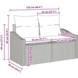  8-delni vrtni jedilni set z blazinami Rjava Poly Ratan, (22092105) | Shoptok.si