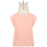 Good Morning Rožnat bombažen otroški pončo Lola – | Shoptok.si