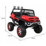  Licencirani auto na akumultor Mercedes BENZ UNIMOG S- crveni | shoptok.hr