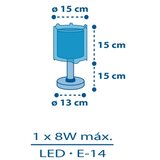 Dalber 41341N - LED dečija lampica PLANETS 1xG4/4W/230V plava | Eponuda.com