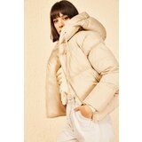 Bianco Lucci Winter Jacket - Beige - Puffer Cene