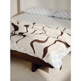 noo.ma Rjavo-kremno bela odeja 150x200 cm Felu – | Shoptok.si