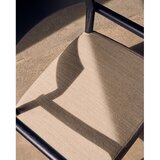 Kave Home Črn/bež jedilni stol Falconera – | Shoptok.si